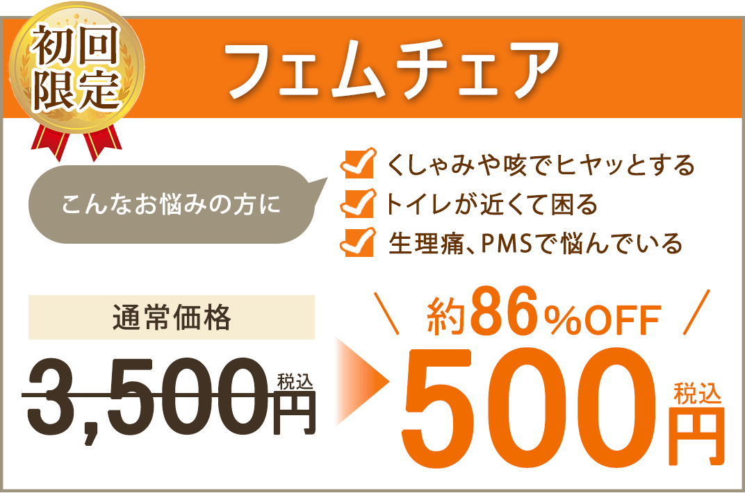 フェムチェア初回500円
